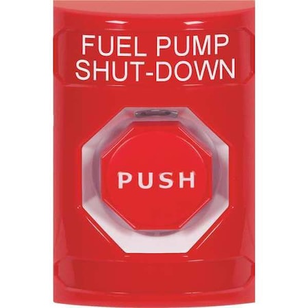 Fuel Pump Shutdown Push Button,Red Color