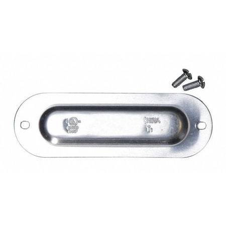 Conduit Body Cover,1-1/4" Hub,Aluminum