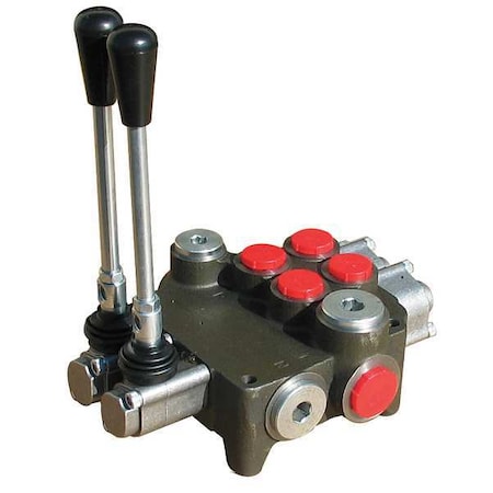 Directional Control Valve, 21 GPM, SAE 10/12 Inlet/Outlet, 2 Spool