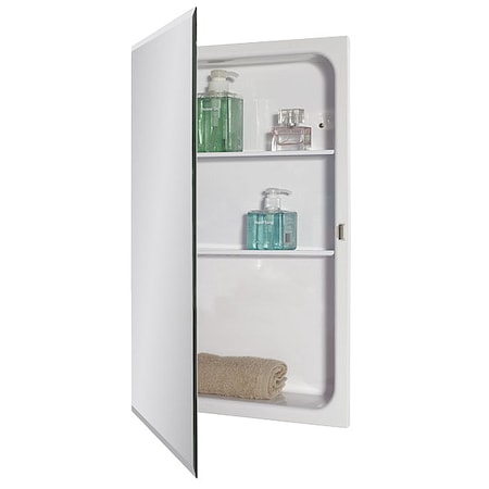 16" x 26" Builders Grade Recessed Deep Drawn Beveled Edge Cabinet