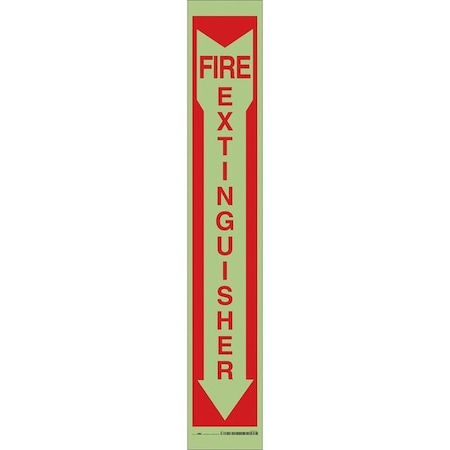 Safety Sign,4" W,24" H,0.010" Thickness