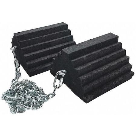 Wheel Chock,8" W x 12" D x 5" H,PR