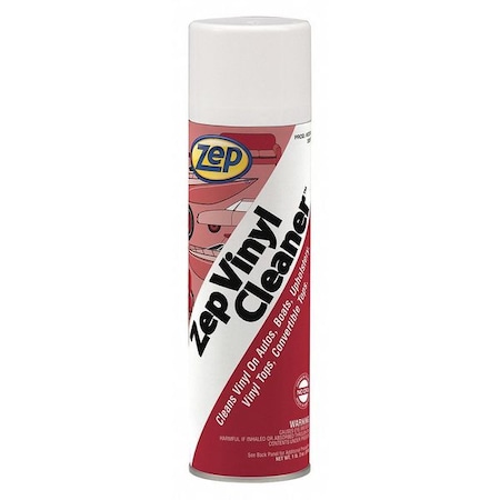 18 Oz. Foaming Vinyl Cleaner Bottle, Clear, Aerosol
