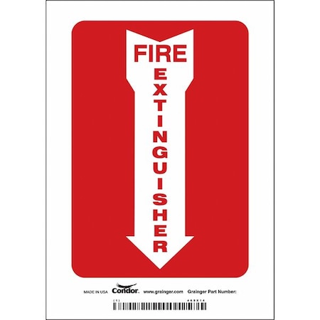 Safety Sign,5" W,7" H,0.004" Thickness