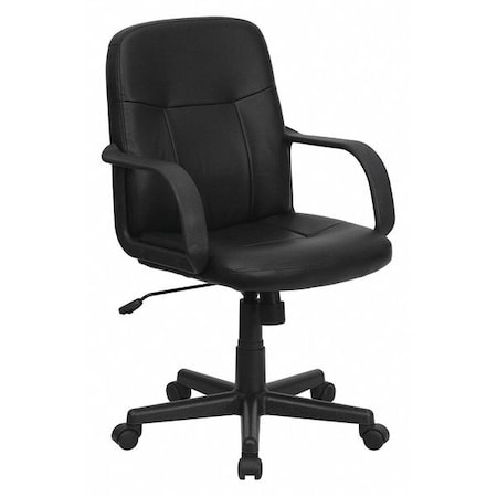 Executive Chair,Black Seat,Vinyl Back