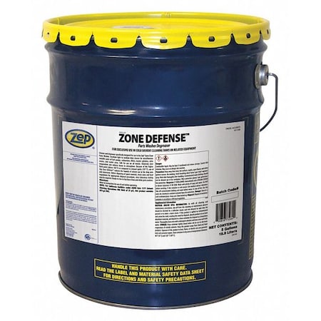 Zone Defense Cleaner/Degreaser, 5 gal Pail, Ready to Use, Solvent Based