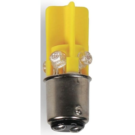 Compact LED Bulb, 24 V AC/DC, Amber, LED