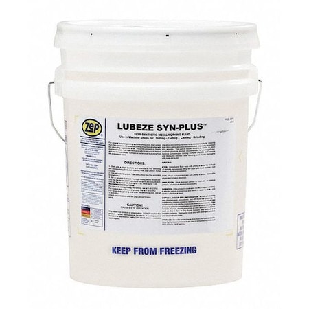Lubricant, 5 gal, Pail, Water, Light Yellow