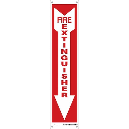 Safety Sign,4" W,18" H,0.032" Thickness