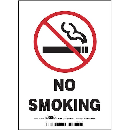 Safety Sign, 7" H, 5 in W, Vinyl, Vertical Rectangle, English, 474D10