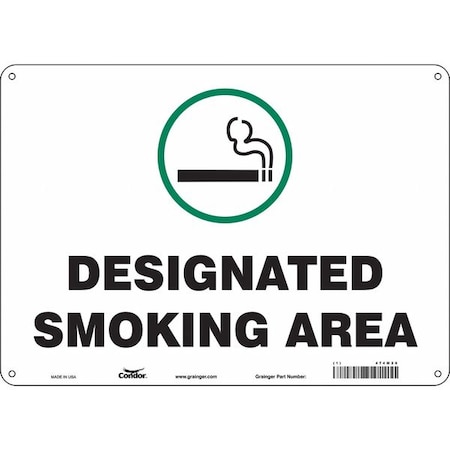 Safety Sign, 10" H, 14 in W,  Horizontal Rectangle, English, 474M26