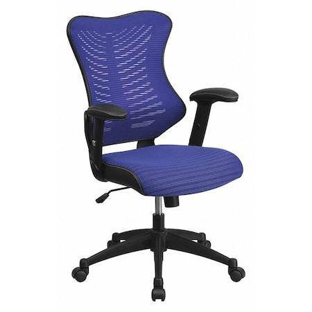 Executive Chair,Blue Seat,Mesh Back