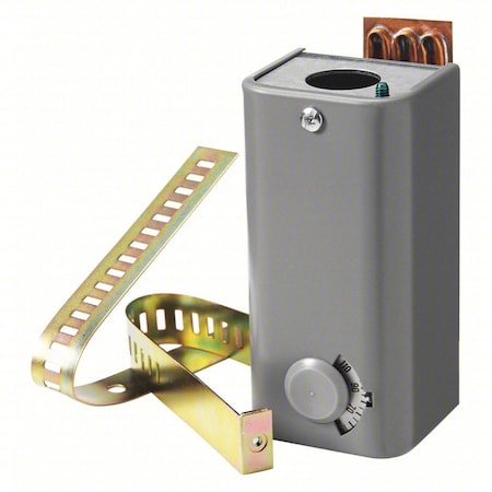 Line Voltage Thermostat, Heat or Cool, 50 to 200F, Knob, Screwdriver, 120 to 240V AC