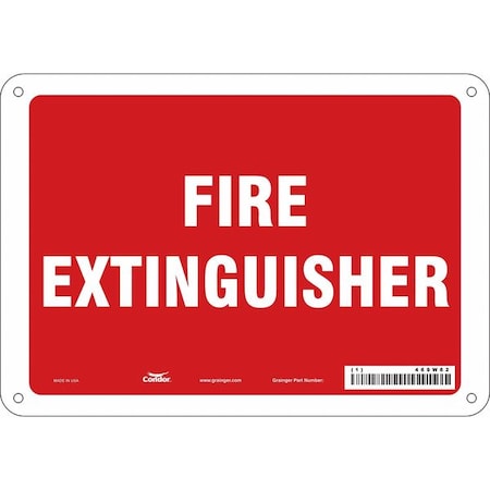 Safety Sign, 7 in Height, 10 in Width, Polyethylene, Vertical Rectangle, English
