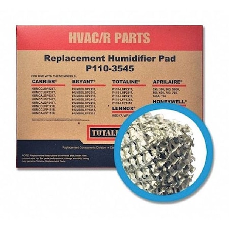Humidifier Pad,13" x 10" x 1-3/4"