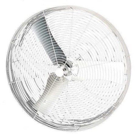 Corrosion Resistant Industrial Fan, Ceiling, IBeam, Wall Mount, 36 in Blade Dia, 115/230V