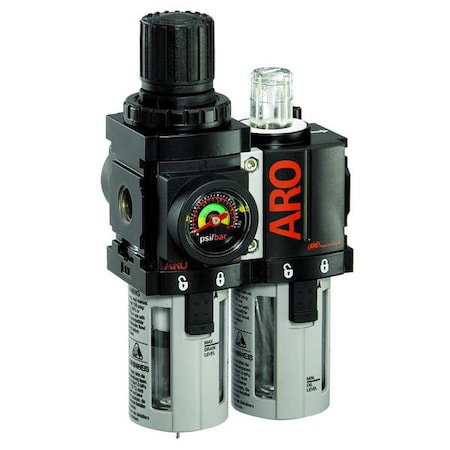 Filter/Regulator/Lubricator, 0 to 140 psi