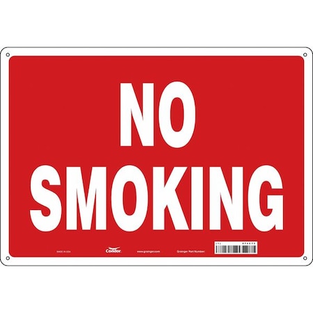 Safety Sign, 14 in H, 20 in W, Polyethylene, Horizontal Rectangle, English, 474C75