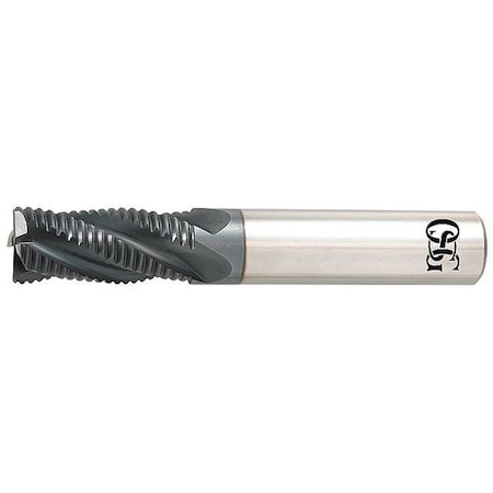 Carbide End Mill,HP400,1 D,1 3/4 Cut L