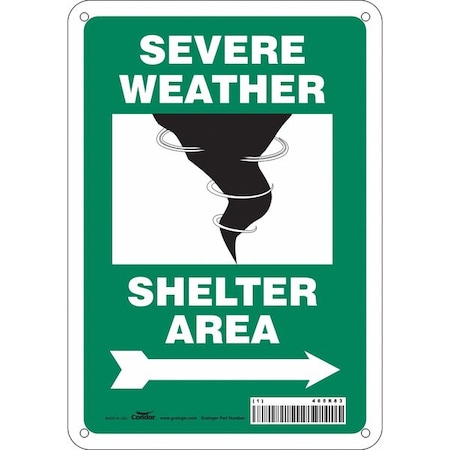 Safety Sign,7" Wx10" H,0.055" Thickness