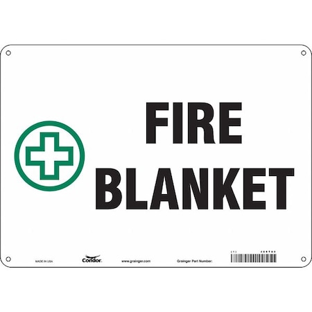 Safety Sign,14" W,10" H,0.055" Thickness
