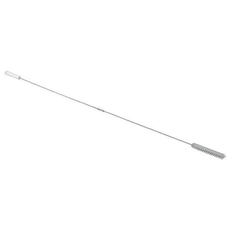 Tube and Valve Brush, Medium, 5 1/4 in L Handle, 6 1/4 in L Brush, White, Polypropylene