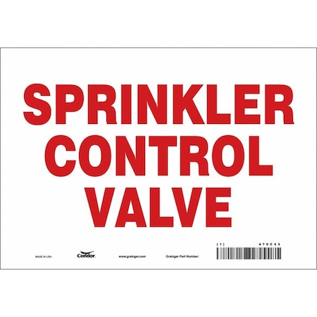 Safety Sign,10" W,7" H,0.004" Thickness
