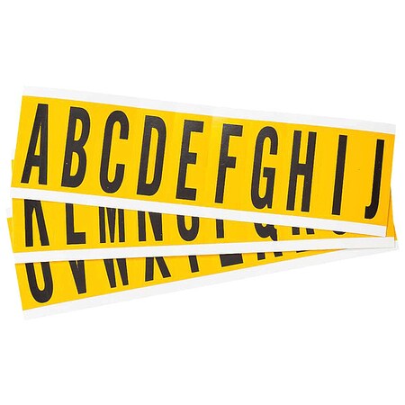 LetterLabelSet,2-1/4inH,7/8inW,PK25