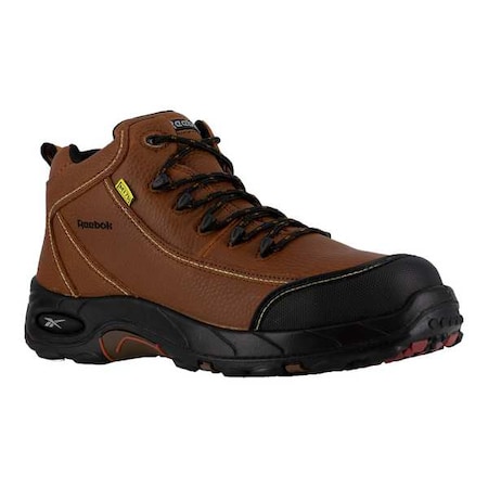 Tiahawk, Men's 6-Inch Work Boot, Composite Toe W, Leather, 4 in Height, Brown