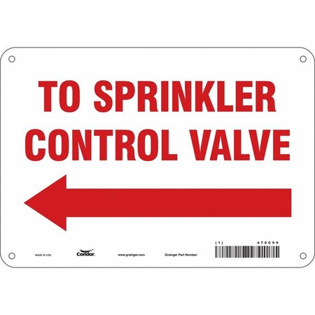 Safety Sign,10" W,7" H,0.032" Thickness