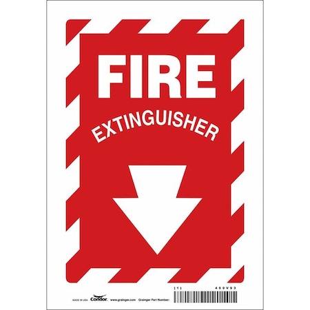 Safety Sign,7" W,10" H,0.004" Thickness