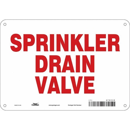Safety Sign, 7 in Height, 10 in Width, Polyethylene, Vertical Rectangle, English