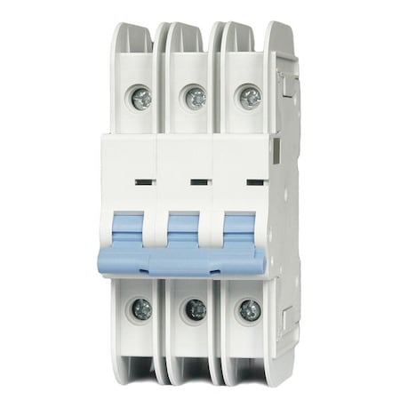 IEC Miniature Circuit Breaker, NDB2T-63 C20/3 L Series, 20A, 3 Pole, 480V AC, 10kA at 480V AC