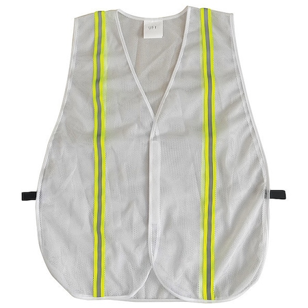 Back Stp Vest, Unrated White, Univ