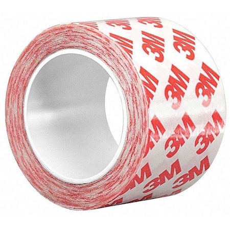 Film Tape, 6 in W, 5 yd L, 8.3 mil, Polyester Film, Double-Sided