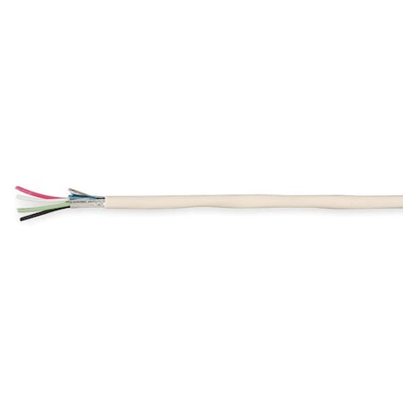 Power Limited and Communication Cable, 4 C, Green, PVC, 1000 ft.