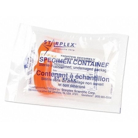 Specimen Container w/Lid,120mL,PK100