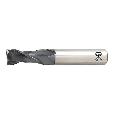Carbide End Mill, 11/16 D,1 3/8 Cut