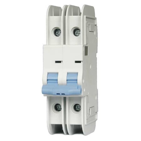 IEC Miniature Circuit Breaker, NDB2T-63 B6/2 L Series, 6A, 2 Pole, 480V AC, 10kA at 480V AC