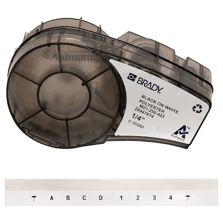 Harsh Environment Multi-Purpose Polyester for Brady M210 and M211, 1/4inW
