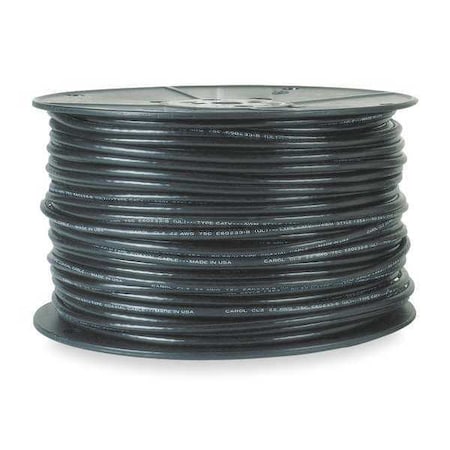 Coaxial Cable,RG-174/U,Black,PVC