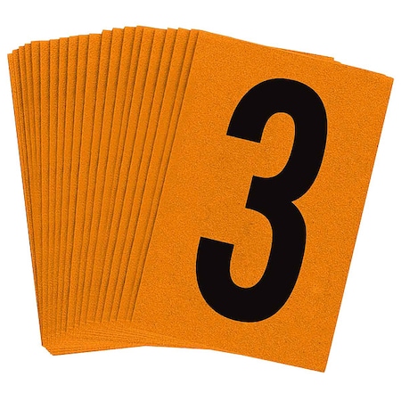 NumberLabel,1-1/2inH,1inW,PK25