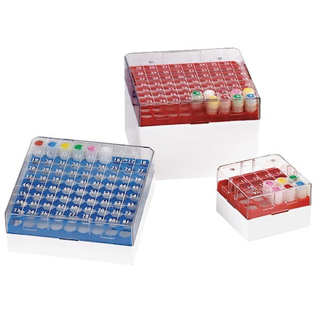 Cryogenic Vial Storage Box,Green,PK4