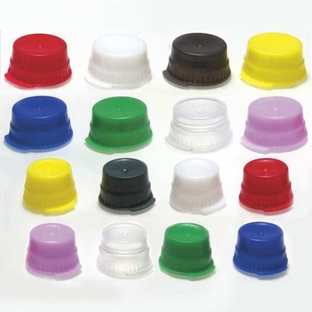 Snap Cap, Yellow, Polyethylene, PK1000