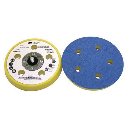 Disc Pad Ribbed Face Plate,12,000 rpm
