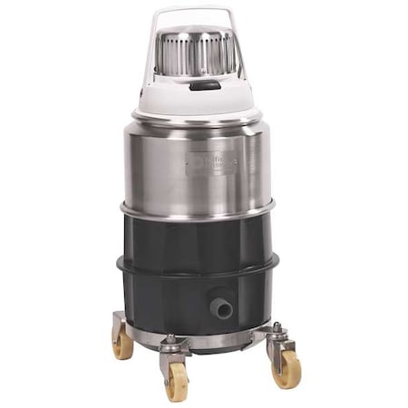 Industrial, Critical Area Vacuum, 1 3/4 gal, HEPA, ULPA, 72 cfm, 1 1/2 hp