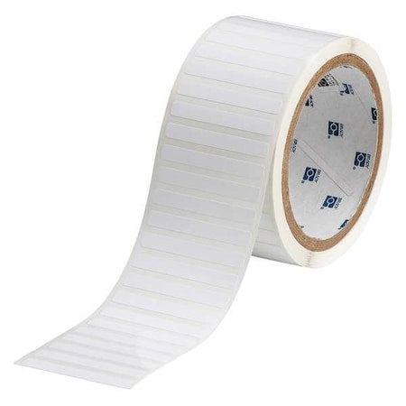 Thermal Transfer Label, White, Labels/Roll: 2500