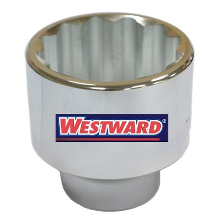1 in Drive, 60mm 12 pt Metric Socket, 12 Points