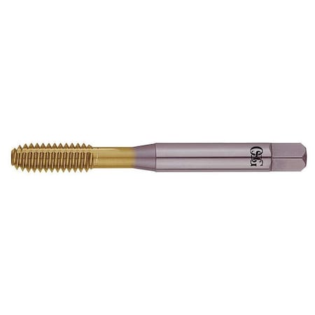 Thread Forming Tap, #6-32, Bottoming, TiN, 0 Flutes