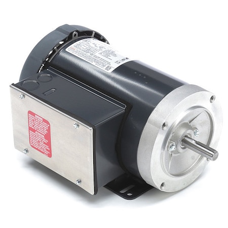 Capacitor-Start/Run General Purpose Farm Duty Motor, 1 1/2 HP, 115/208-230V AC Voltage, 56HC Frame